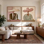 Two Cups Two Brims — front view in a living space