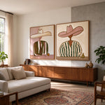 Two Cups Two Brims — side view of the artwork