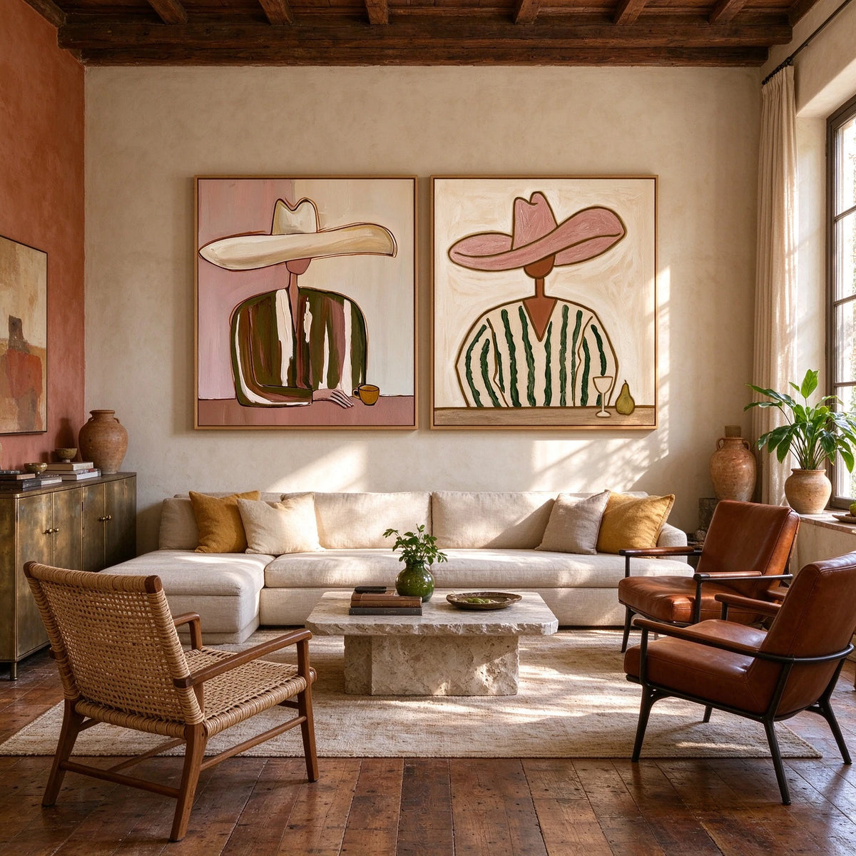 Two Cups Two Brims — artwork in an interior setting 3