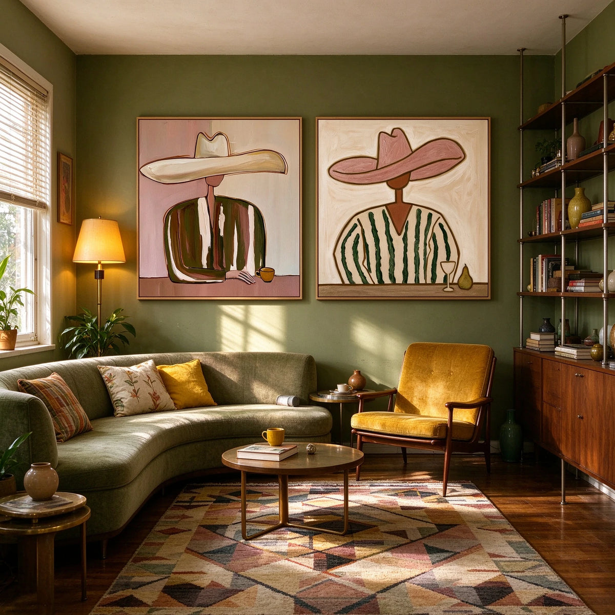 Two Cups Two Brims — artwork in an interior setting 5