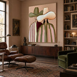 Two Hats Together — artwork in an interior setting 7