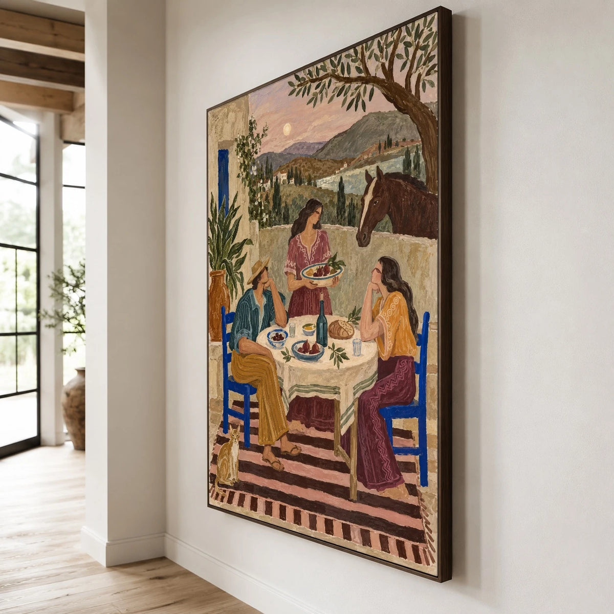 Under the Orchard Boughs — side view of the artwork