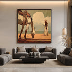 Waiting Under Cumulus — artwork in an interior setting 8