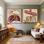 Warm Stripes After Hours — artwork in an interior setting 3