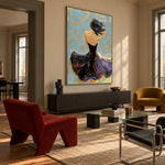 When the Music Stays — side view of the artwork