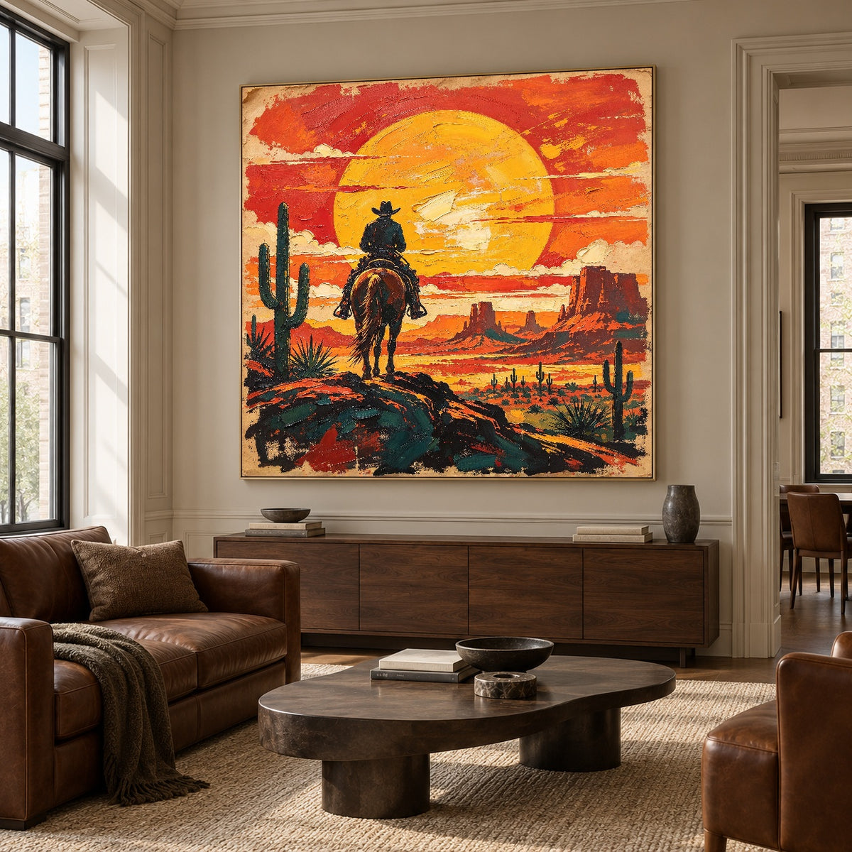 Where Gold Leads — featured artwork in a living space