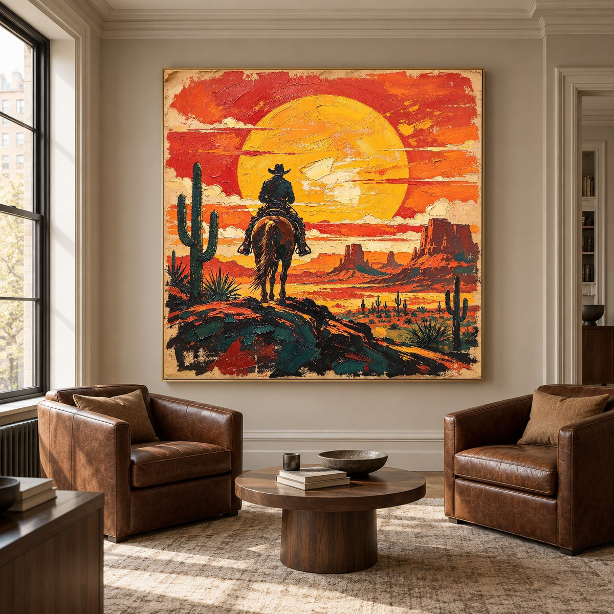 Where Gold Leads — artwork in an interior setting 4