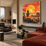 Where Gold Leads — artwork in an interior setting 6