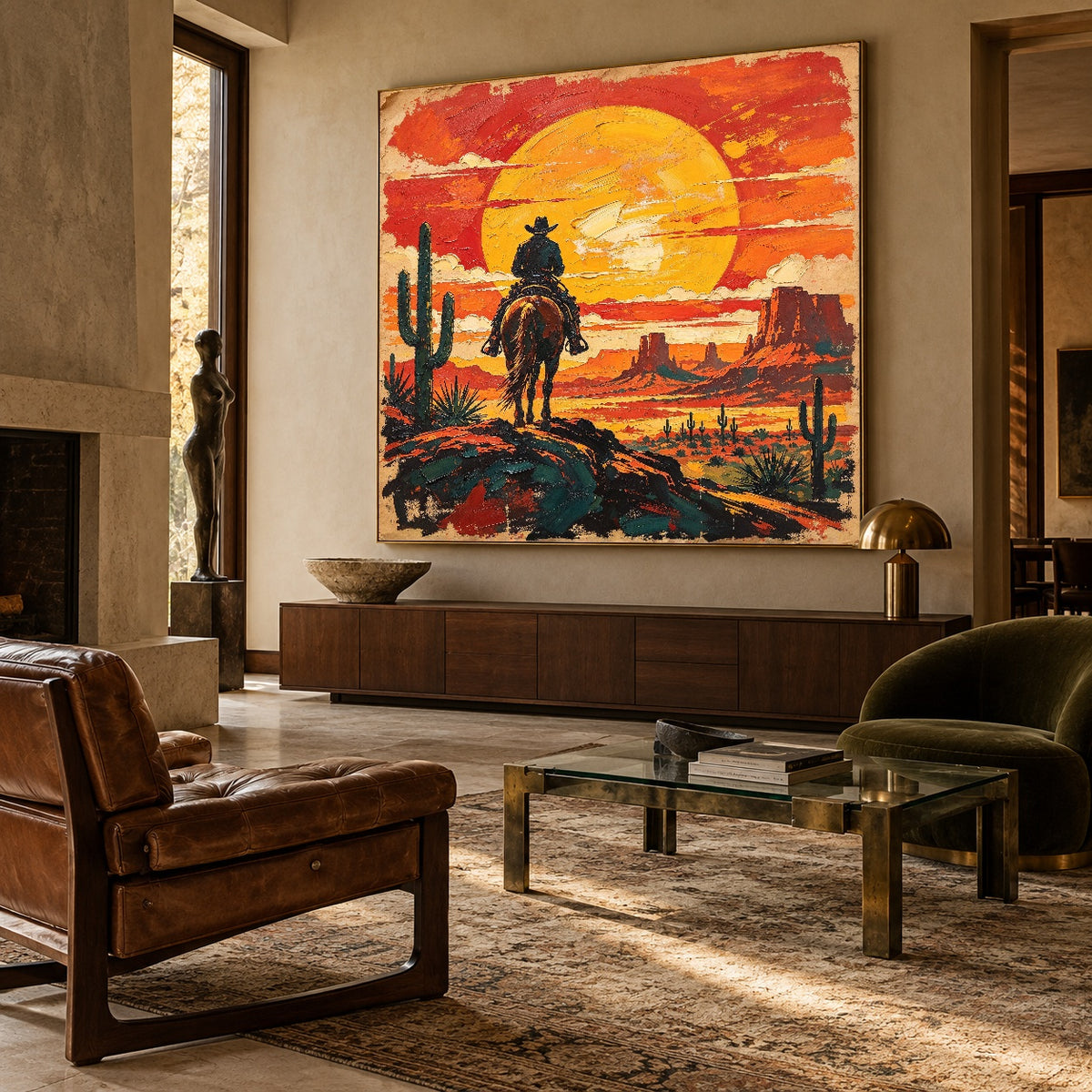 Where Gold Leads — artwork in an interior setting 7