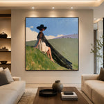 Where Her Shadow Falls — artwork in an interior setting 3