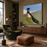 Where Her Shadow Falls — artwork in an interior setting 7
