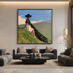 Where Her Shadow Falls — artwork in an interior setting 8