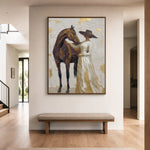 Where She Finds Trust — artwork in an interior setting 3