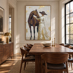 Where She Finds Trust — artwork in an interior setting 5
