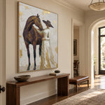 Where She Finds Trust — artwork in an interior setting 8