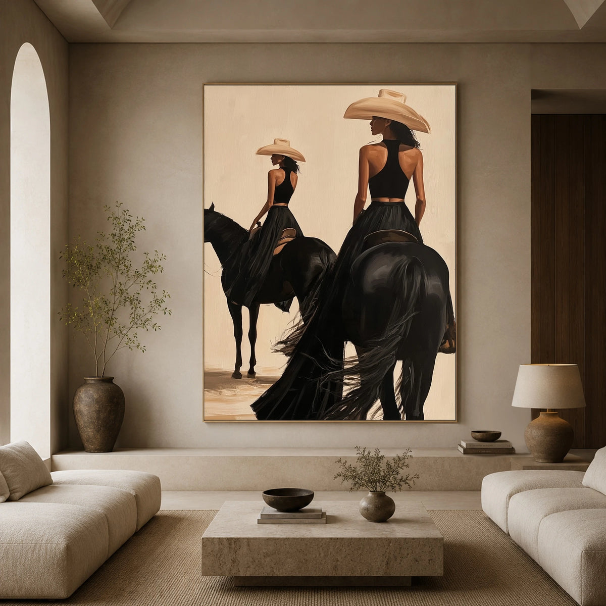 Women of Open Country — front view in a living space