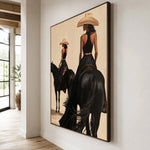 Women of Open Country — side view of the artwork