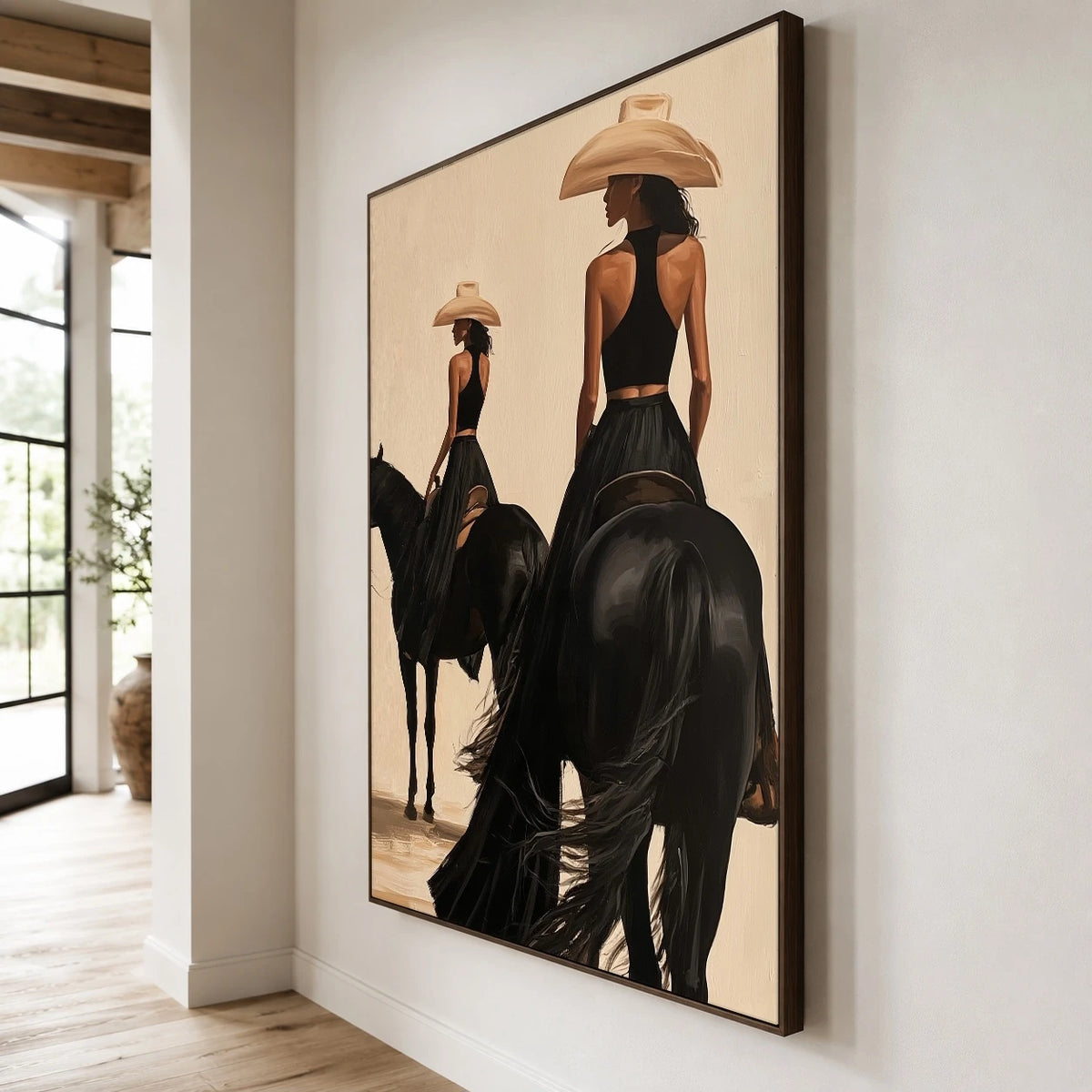 Women of Open Country — side view of the artwork