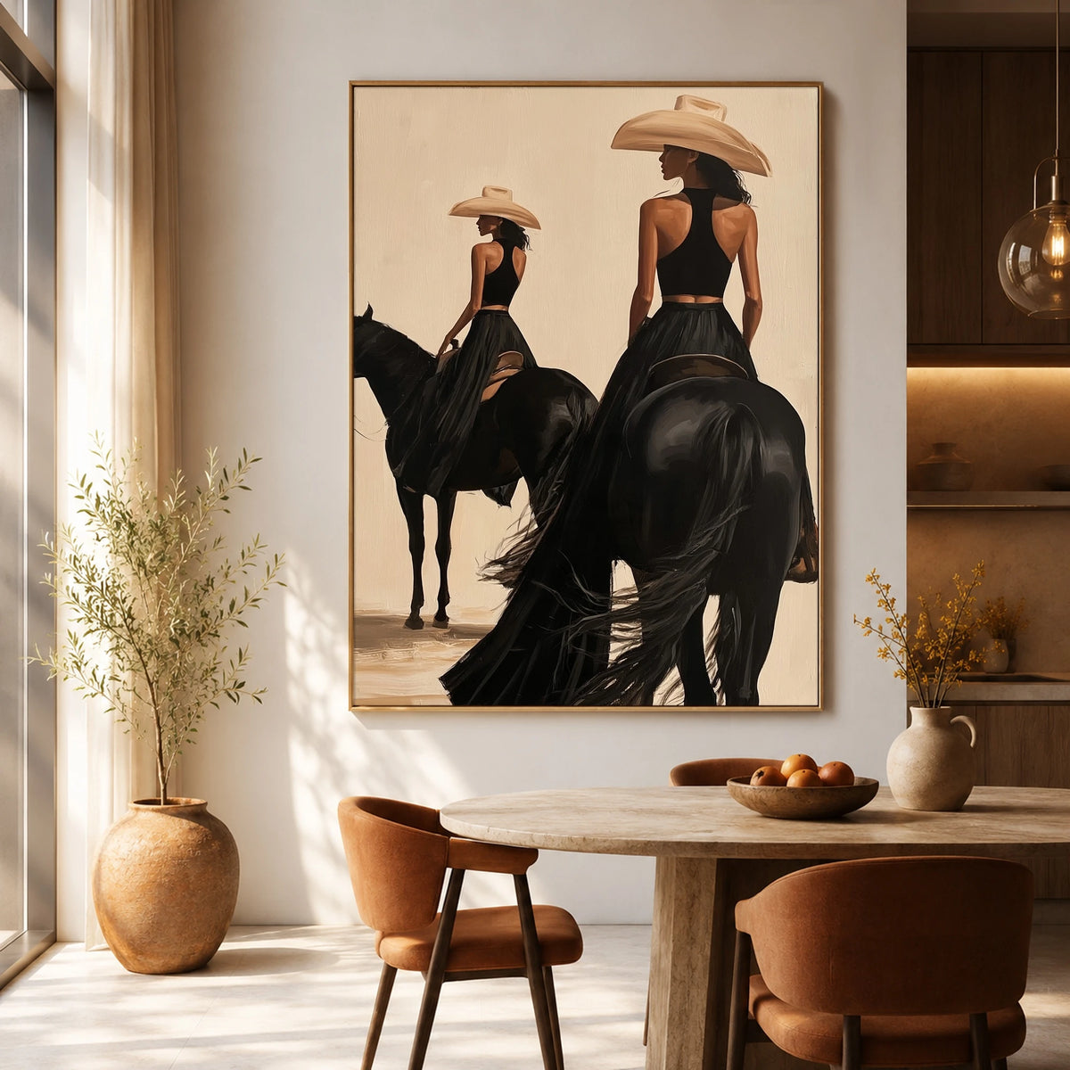 Women of Open Country — artwork in an interior setting 3