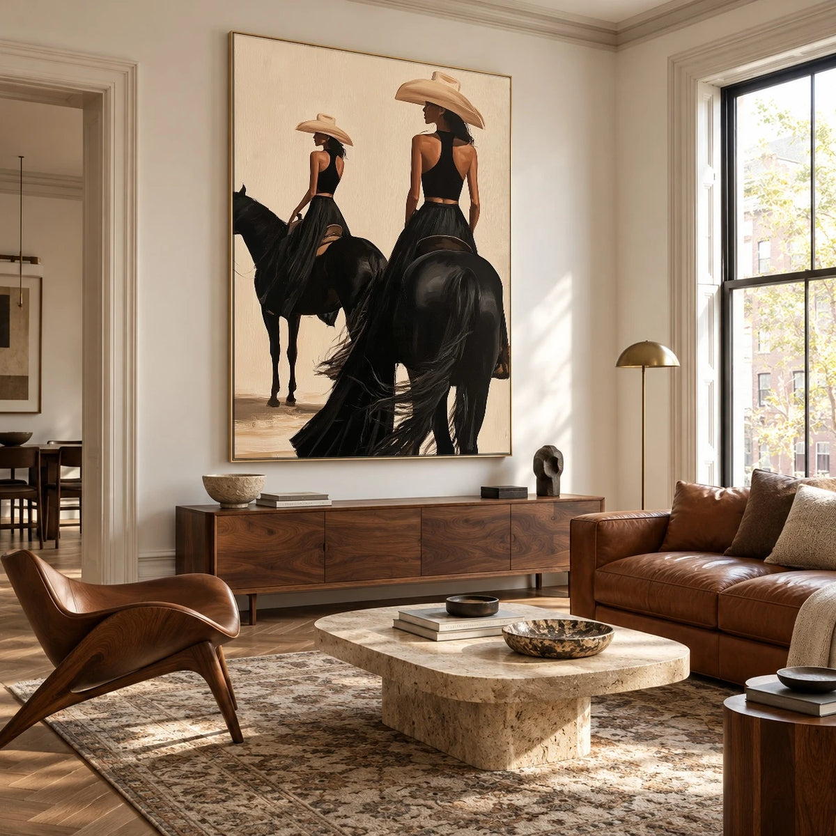 Women of Open Country — artwork in an interior setting 5
