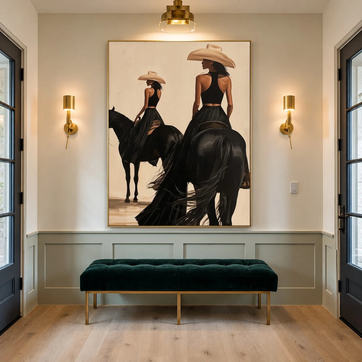 Women of Open Country — artwork in an interior setting 6