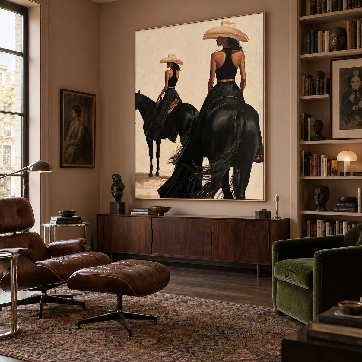 Women of Open Country — artwork in an interior setting 7