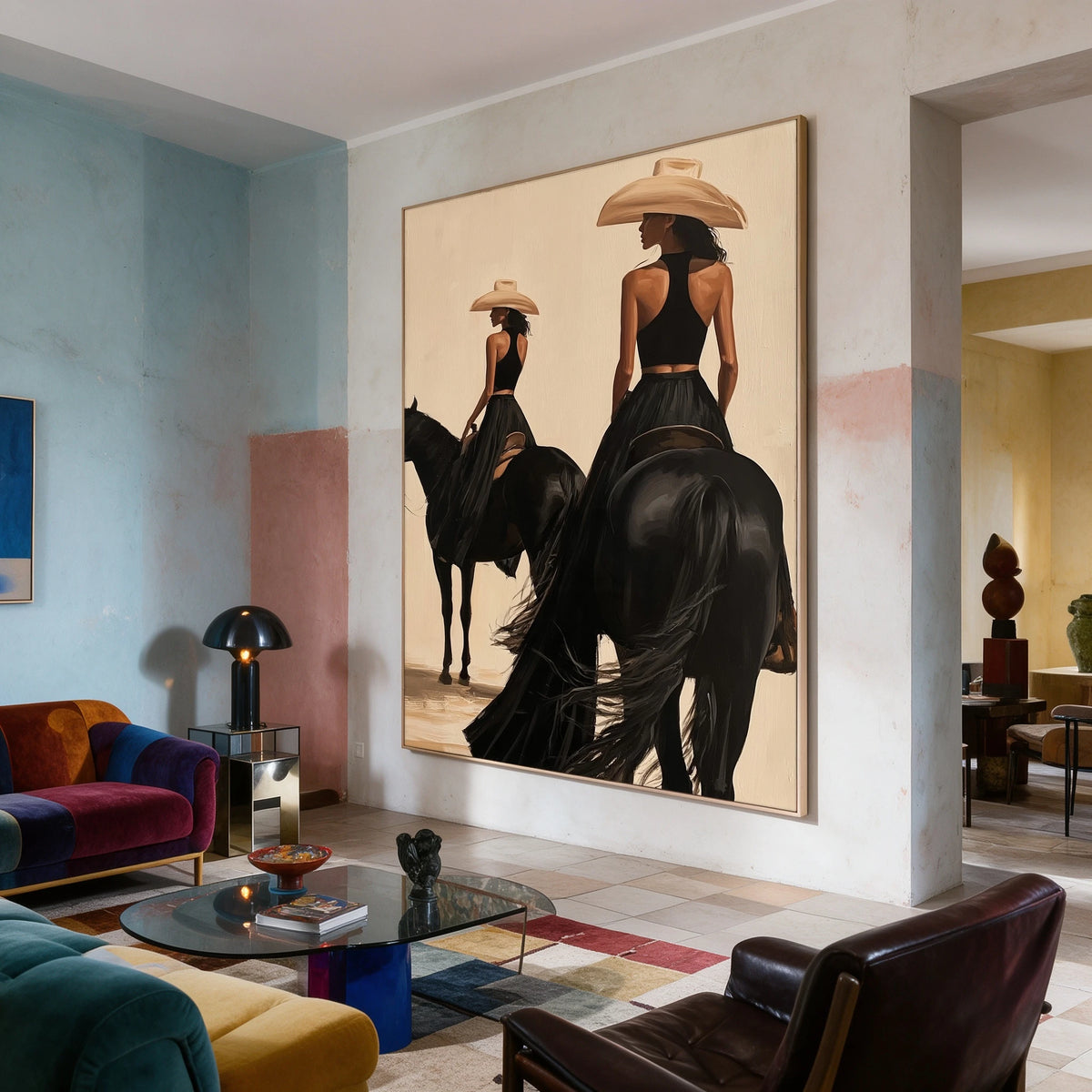 Women of Open Country — artwork in an interior setting 8
