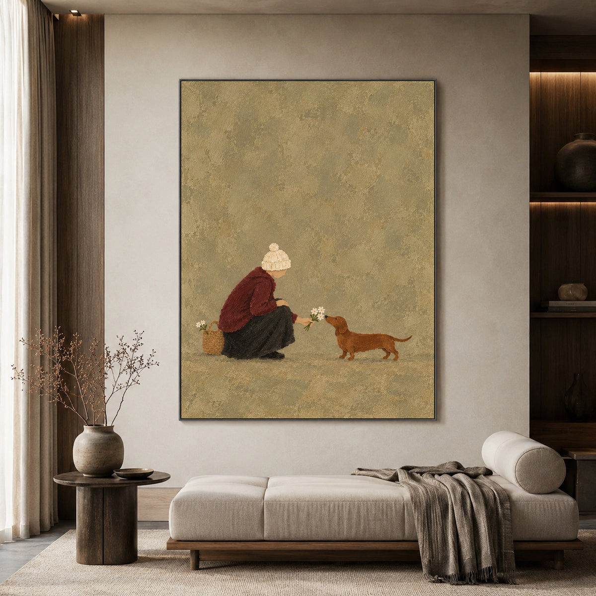 A Flower for Loyalty — artwork in an interior setting 3