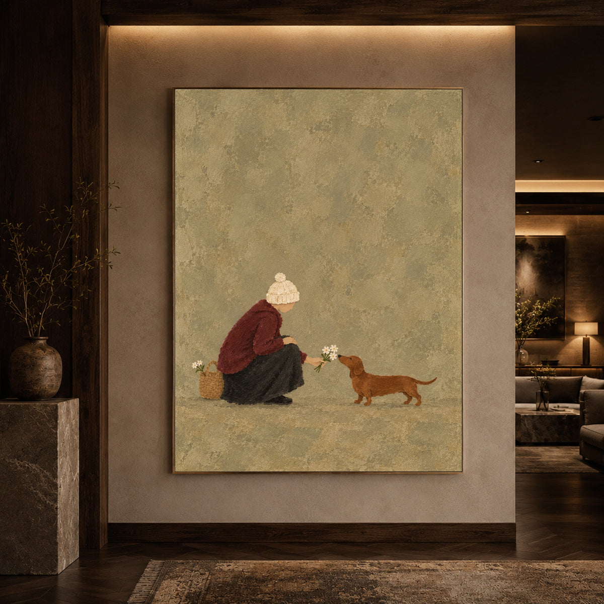 A Flower for Loyalty — artwork in an interior setting 4