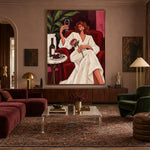 A Rose for Tonight — featured artwork in a living space