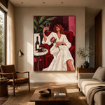 A Rose for Tonight — artwork in an interior setting 4