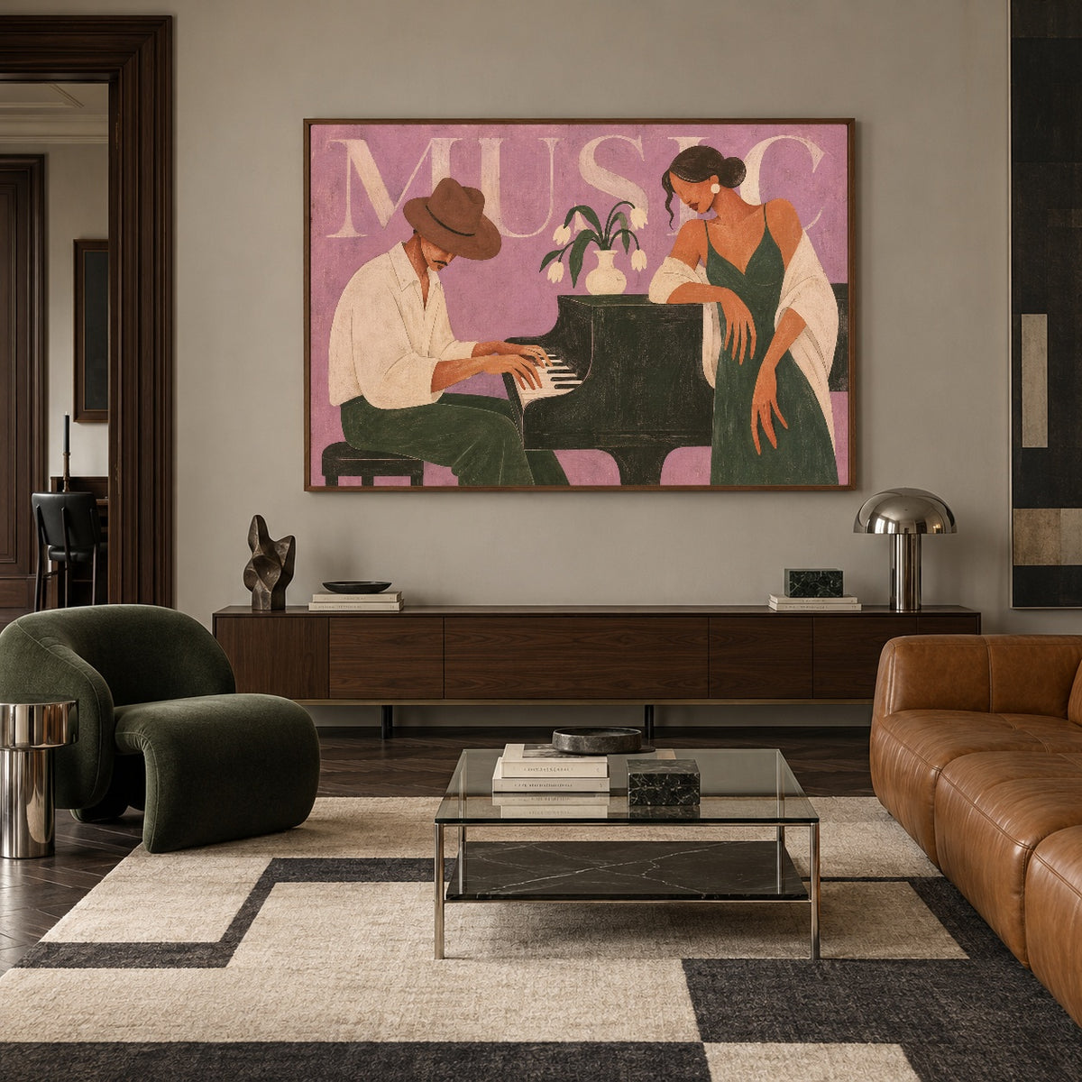 A Song Between Us — artwork in an interior setting 3