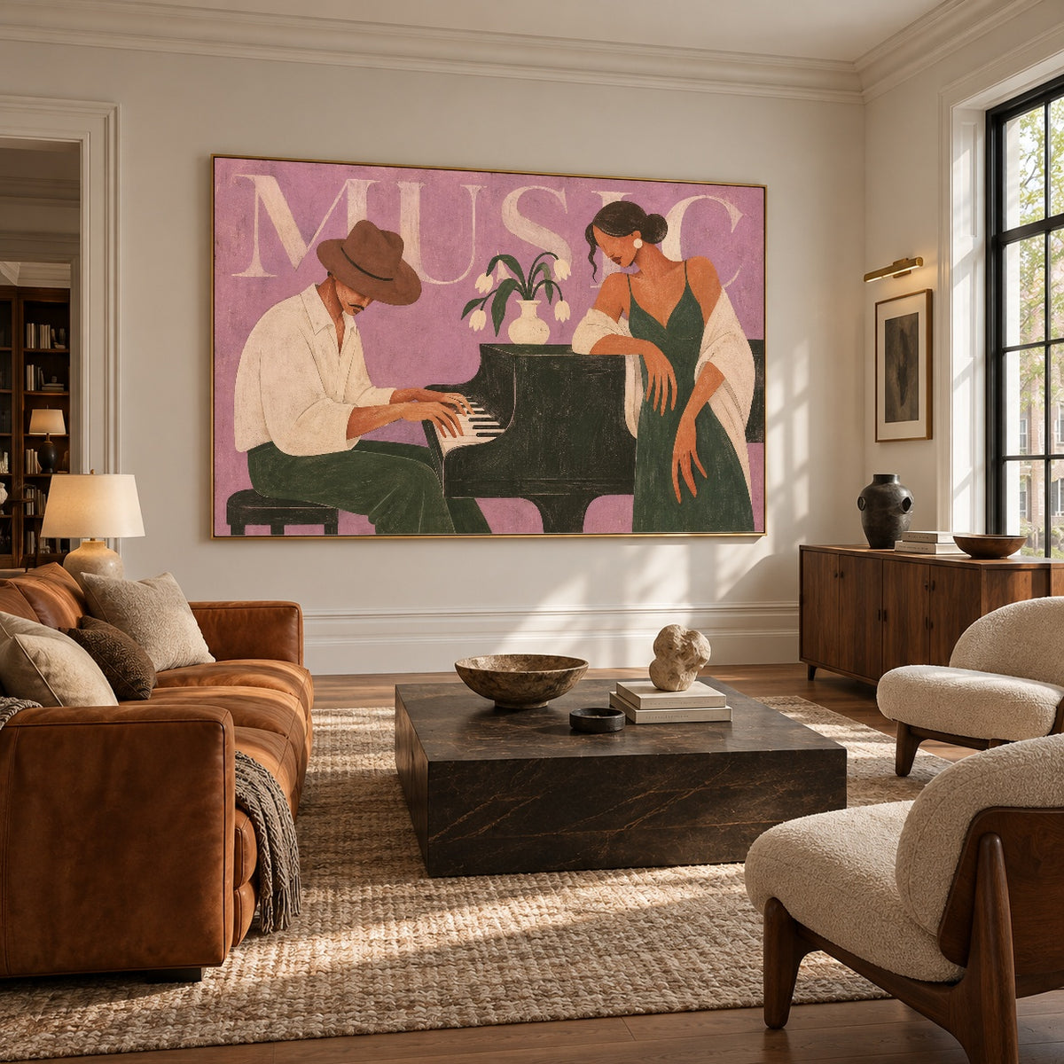 A Song Between Us — artwork in an interior setting 6