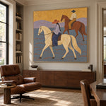 Across Lavender Hills — featured artwork in a living space