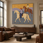 Across Lavender Hills — artwork in an interior setting 3