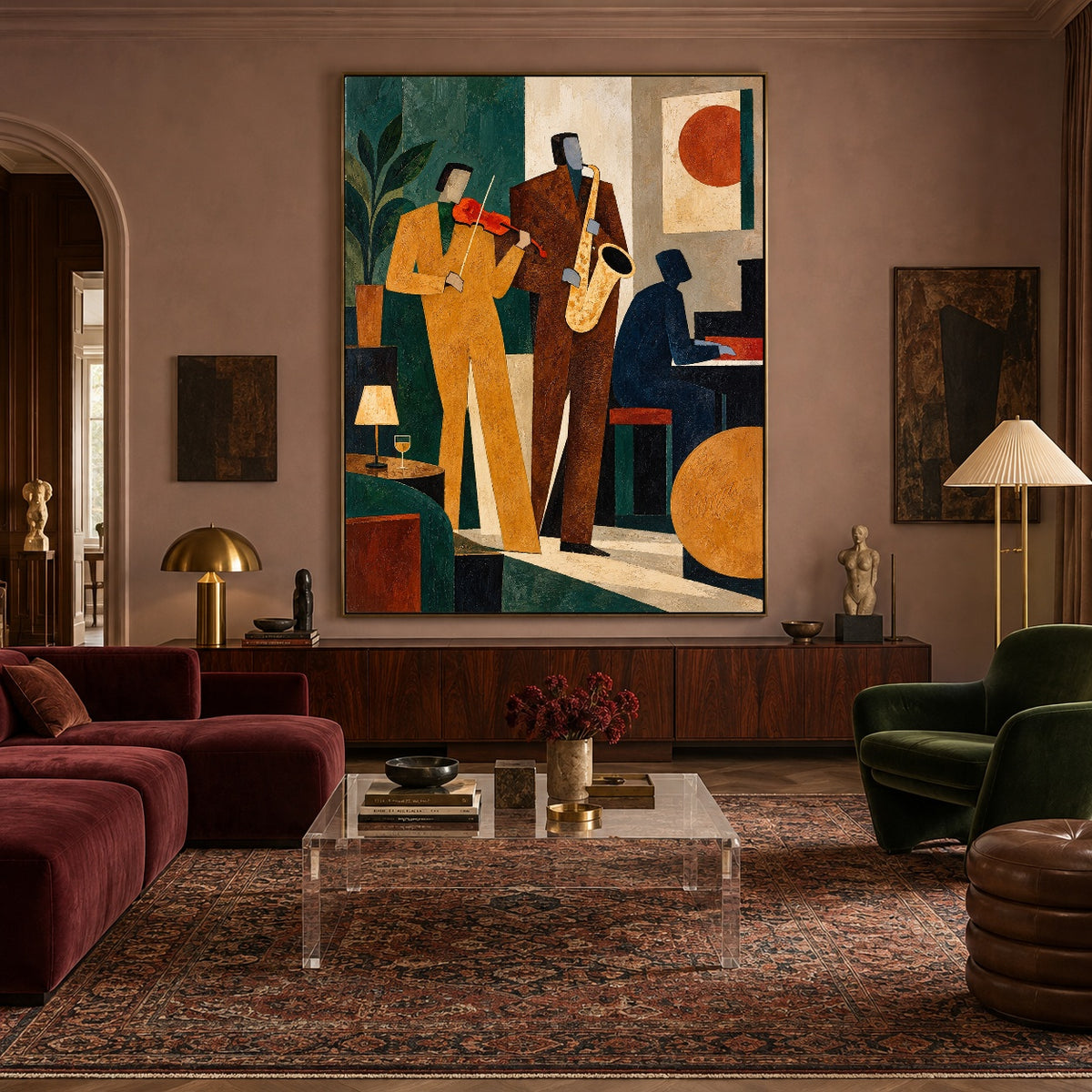 Amber Room Ensemble — artwork in an interior setting 8