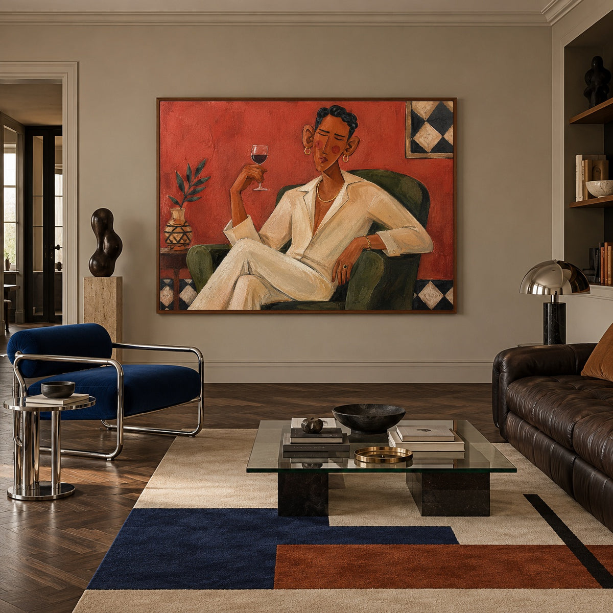 An Evening Well Spent — artwork in an interior setting 3