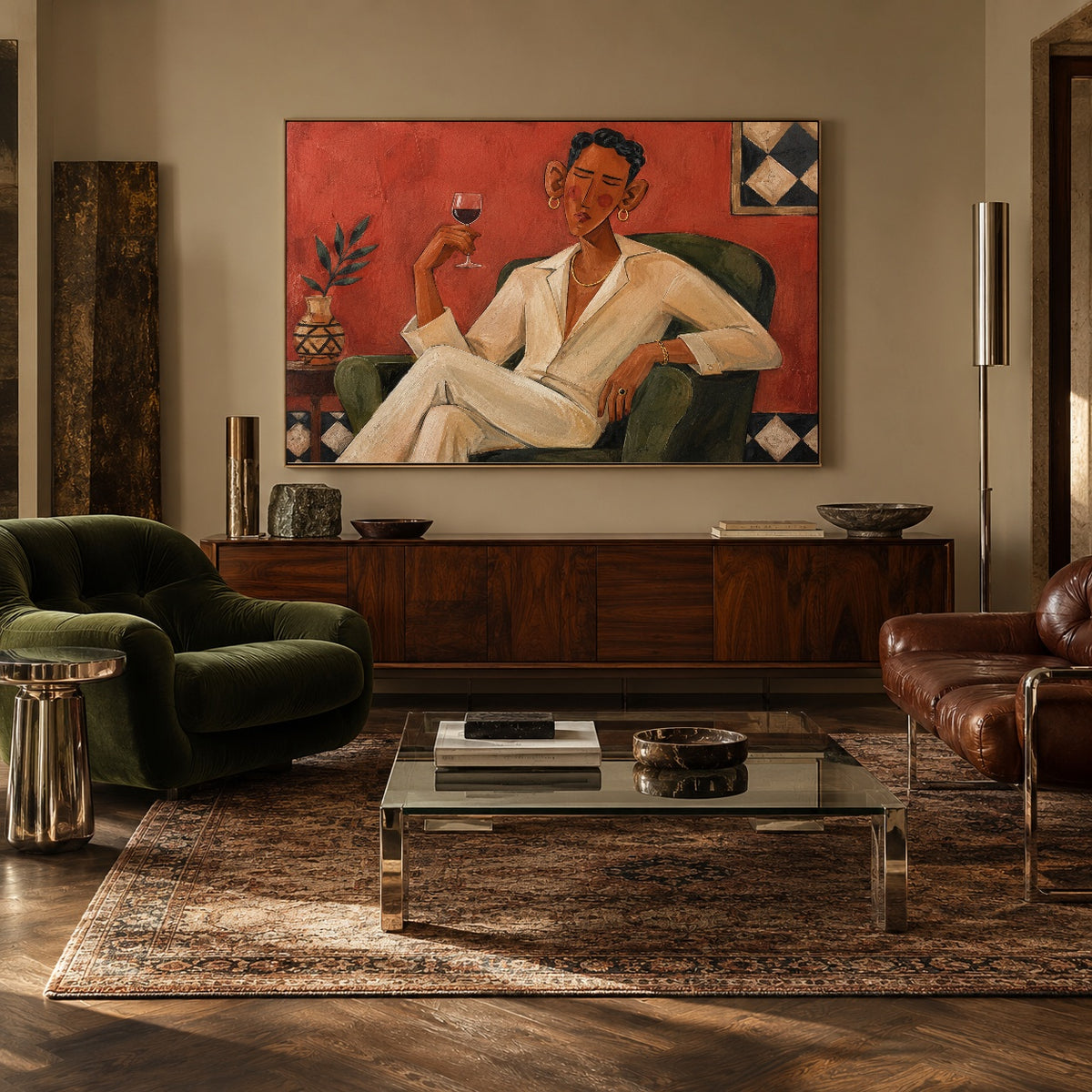 An Evening Well Spent — artwork in an interior setting 6