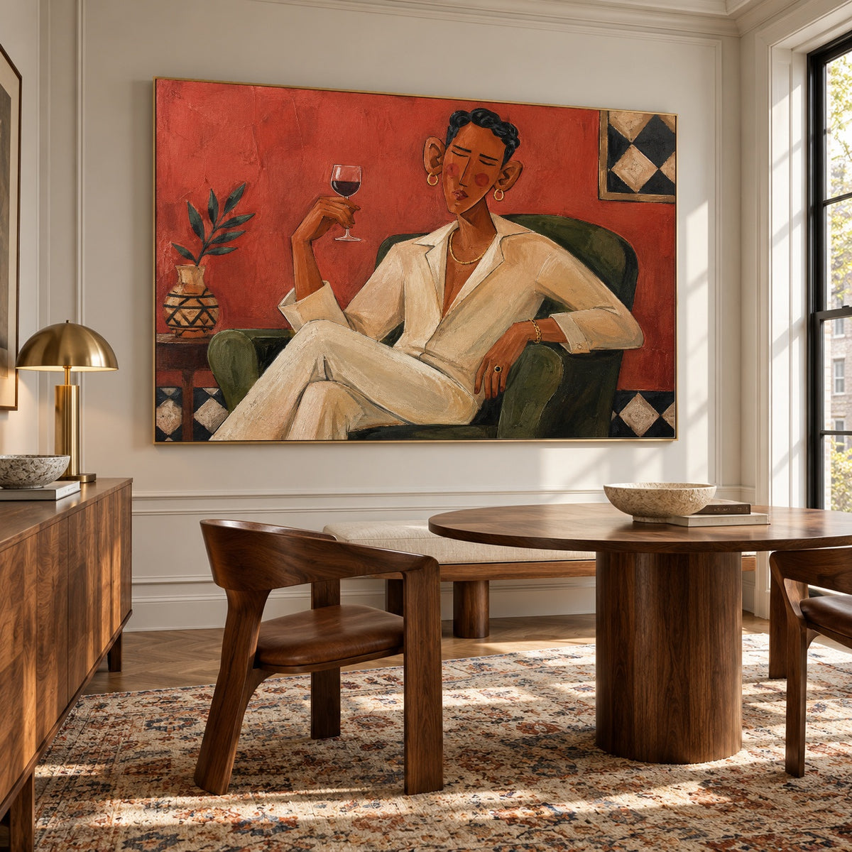 An Evening Well Spent — artwork in an interior setting 7