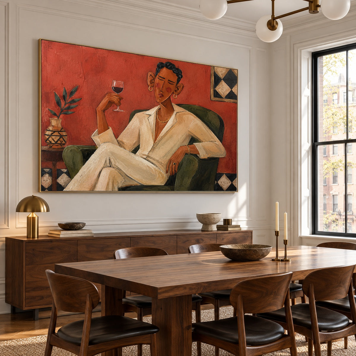 An Evening Well Spent — artwork in an interior setting 8
