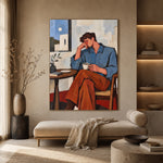 Coffee Before the World — artwork in an interior setting 4
