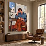 Coffee Before the World — artwork in an interior setting 8