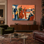 Courtyard Jazz Hours — featured artwork in a living space