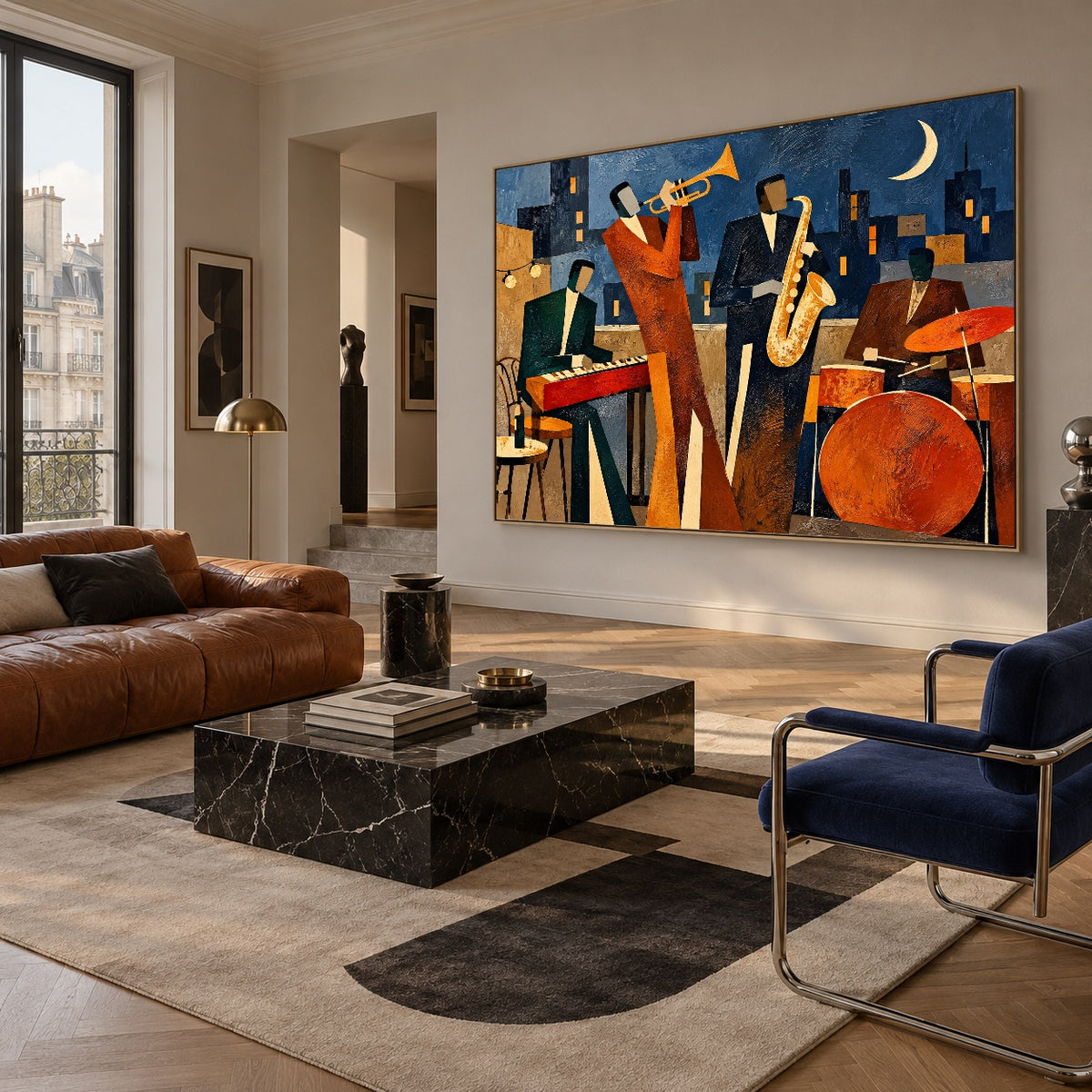Crescent City Swing — featured artwork in a living space