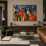 Crescent City Swing — artwork in an interior setting 5