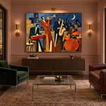Crescent City Swing — artwork in an interior setting 8