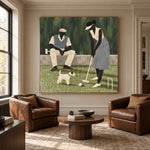 Croquet and Company — featured artwork in a living space