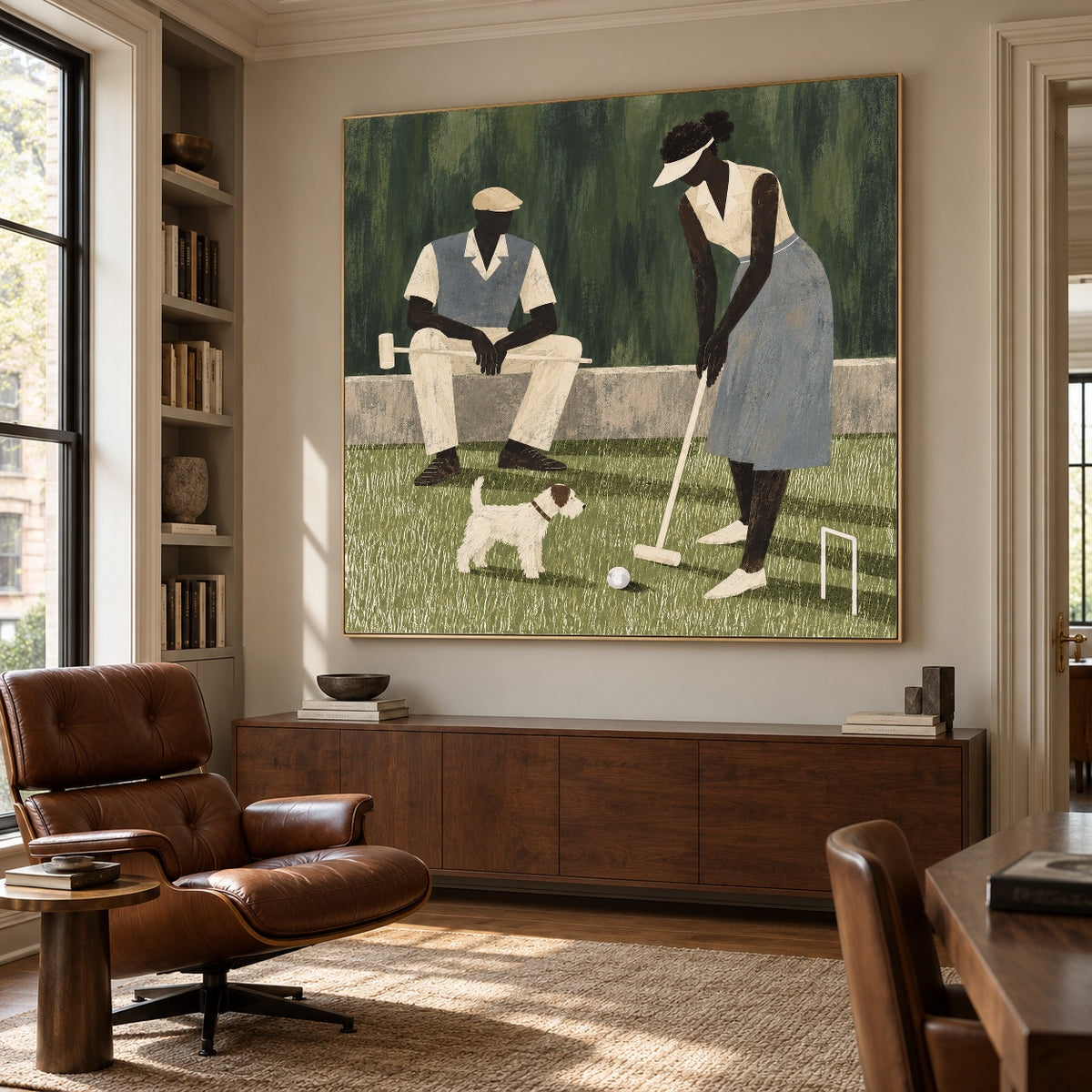 Croquet and Company — artwork in an interior setting 3