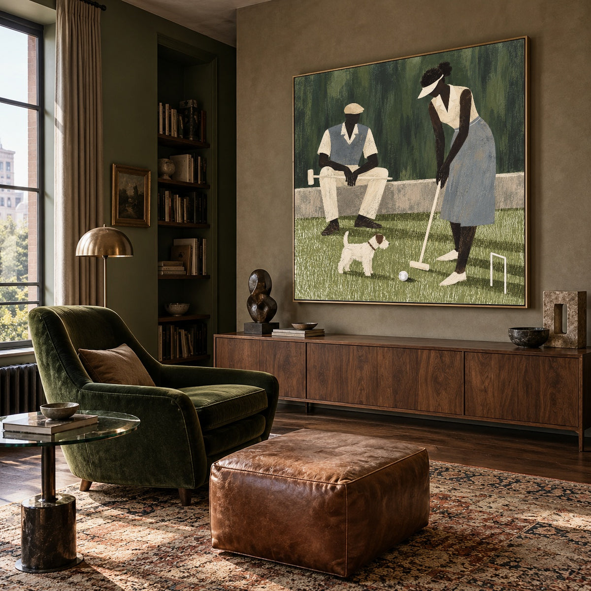 Croquet and Company — artwork in an interior setting 4