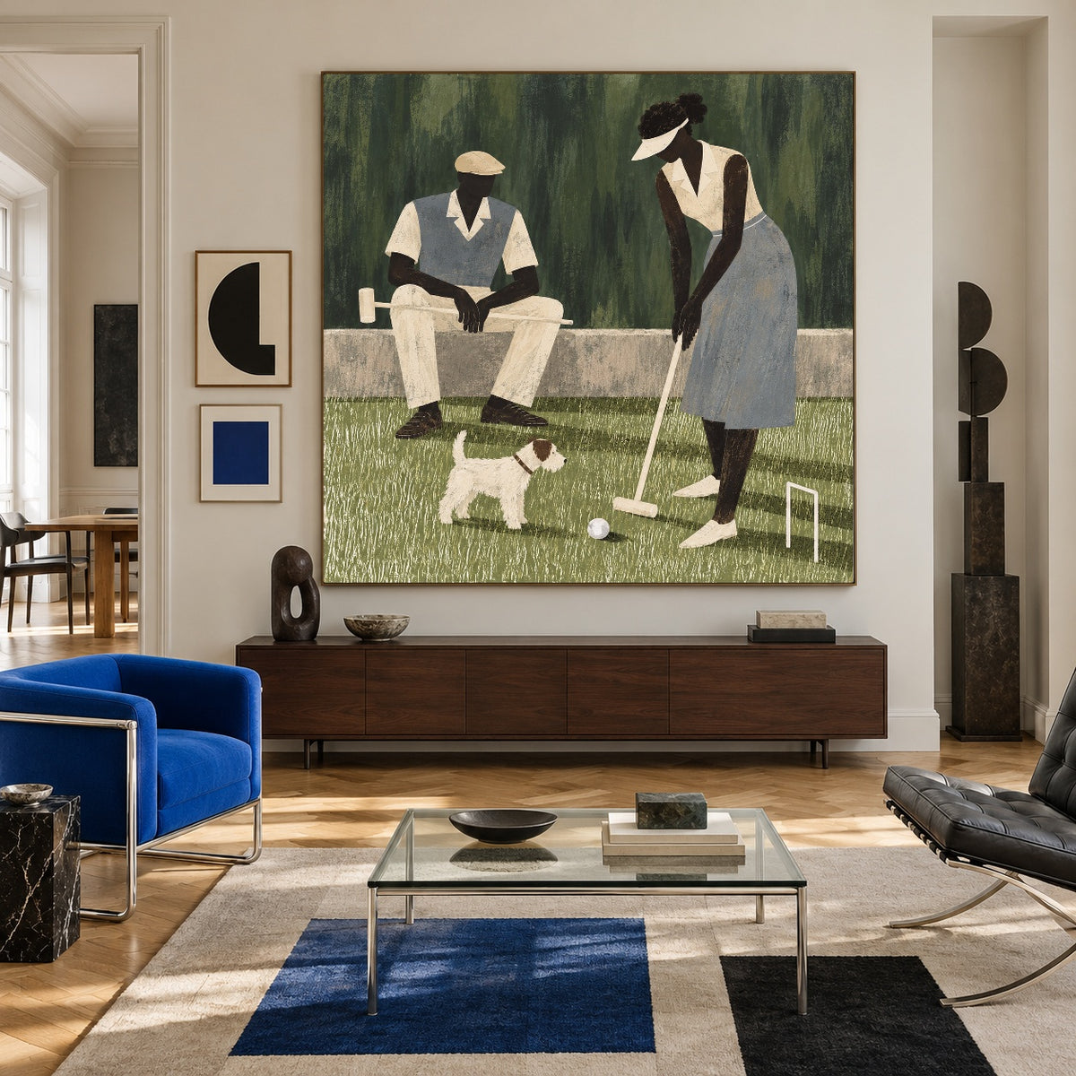 Croquet and Company — artwork in an interior setting 5